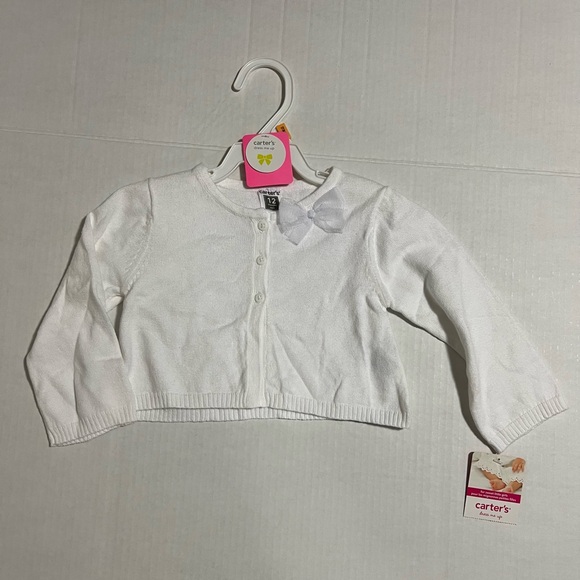 🆕CARTER’S - 12M - NWT - INFANT GIRLS 2+PC FLORAL DRESS AND CARDIGAN LOT - Picture 3 of 10